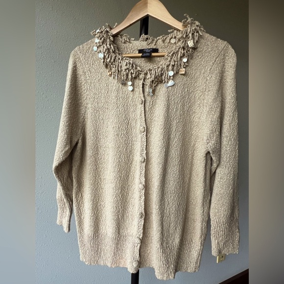 CDP & Co Attitude Long-Sleeve Cardigan Sweater - Picture 2 of 9